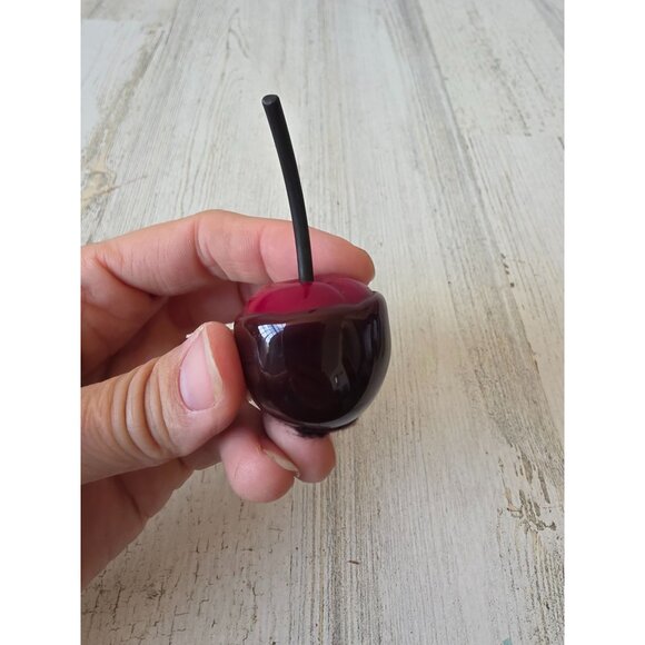 hulet vintage Realistic chocolate covered cherry figurine statue signed - Picture 3 of 7